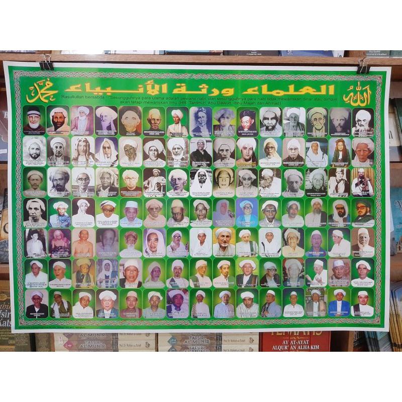 Jual Poster Super Jumbo Besar 1 meter Gambar Abah Guru Sekumpul Wali