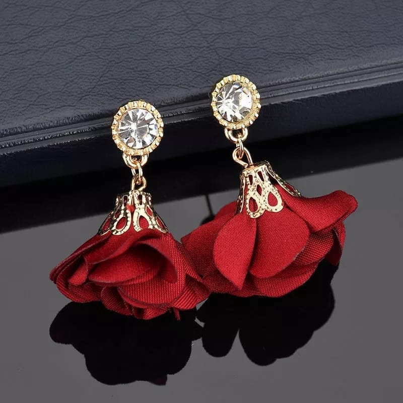 Jual Anting Vintage Cloth rose Anting Hijab | Shopee Indonesia
