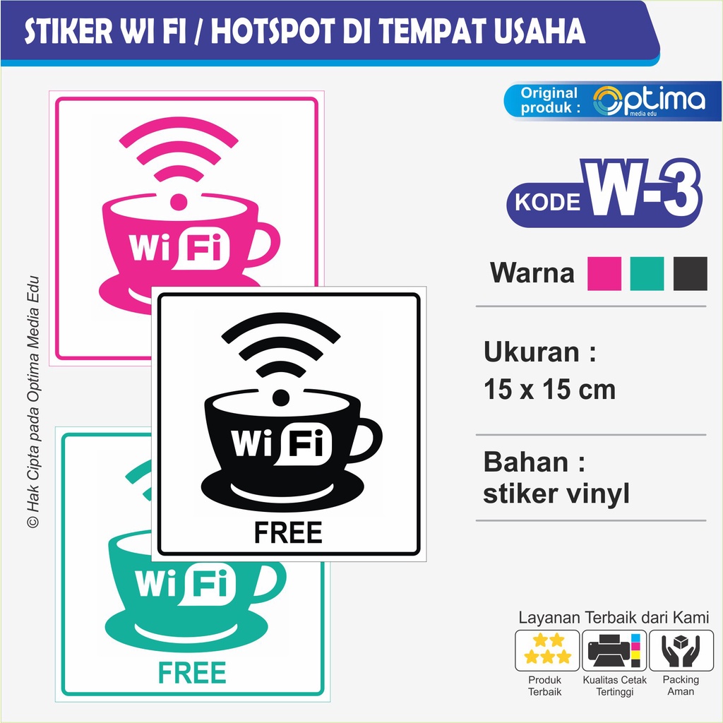Jual STIKER WIFI / HOTSPOT FREE DAN INPUT USERNAME DAN PASSWORD ...