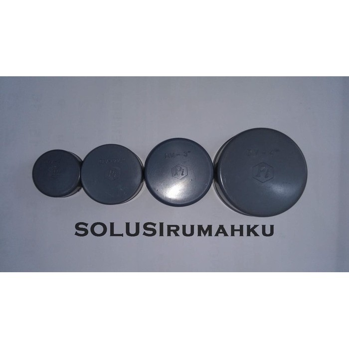 Jual PPM DOP POLOS D 2 inch / Cap PVC 2 ins / Tutup Pipa 2 inci ...