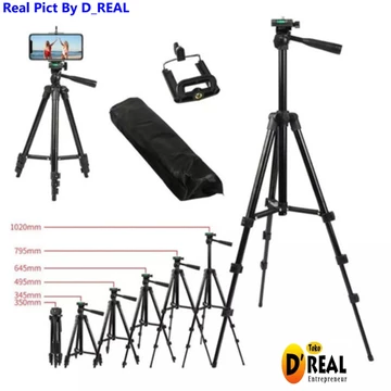Tripod Handphone 3120A Holder U Tripod Kamera Kaki Stabilizer 1 Meter