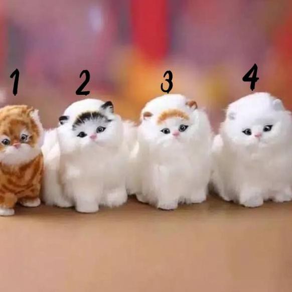 Jual Hanya di sini !! HS Boneka Kucing Berdiri 3D Simulasi Bisa ...