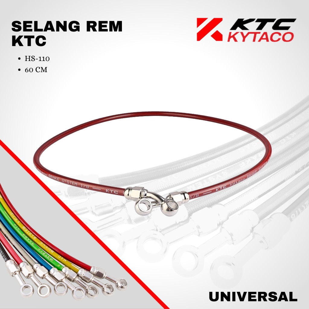 Jual Selang slang rem 60 cm HS 110 KTC KYTACO original | Shopee Indonesia