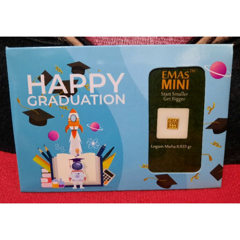 Jual Hadiah kado emas gift gold bingkisan Happy Graduation Hadiah ...