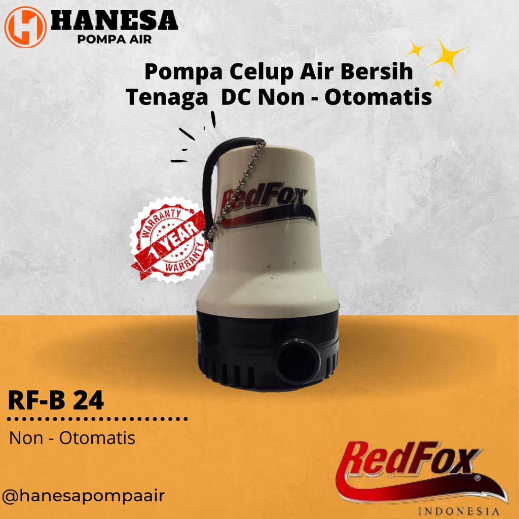 Jual REDFOX RF-B 24 Pompa Celup Air Bersih Tenaga DC Non Otomatis ...
