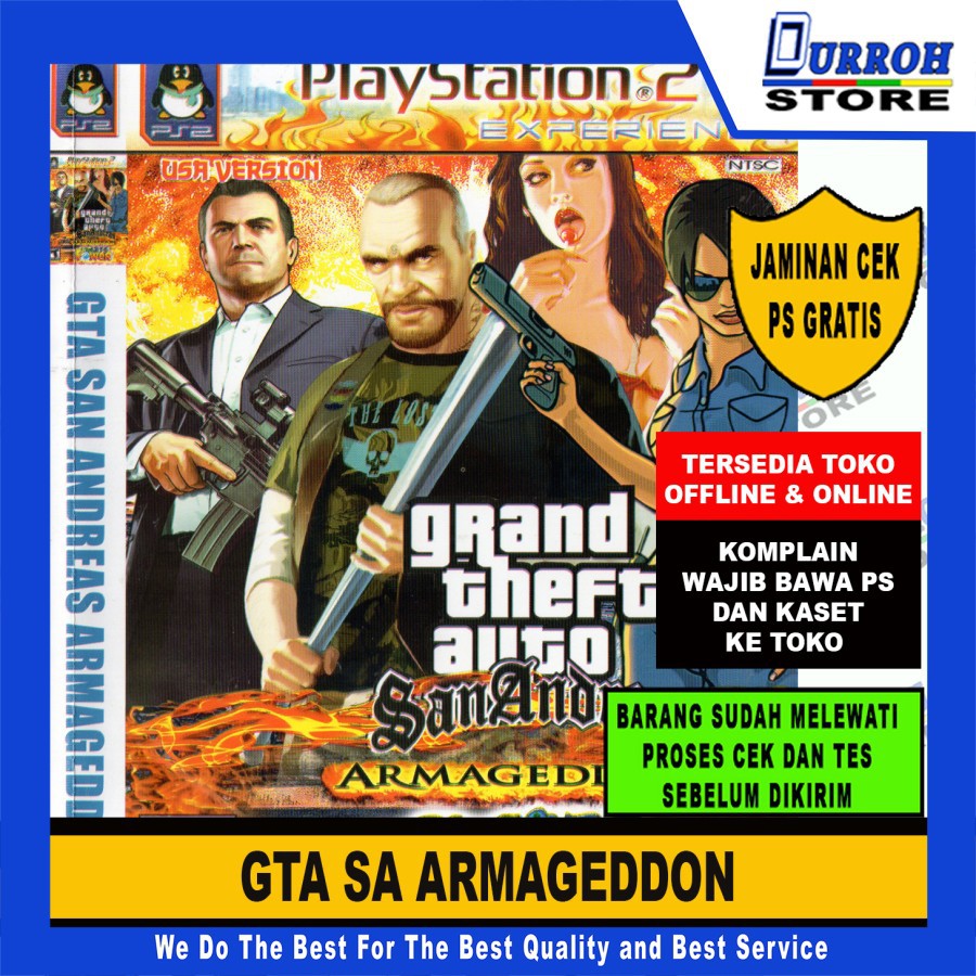 Jual Grand Theft Auto San Andreas PS2 Original - Kab. Badung