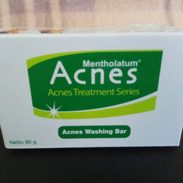 Jual Sabun penghilang jerawat 80gr - Mentholatum acnes washing bar ...