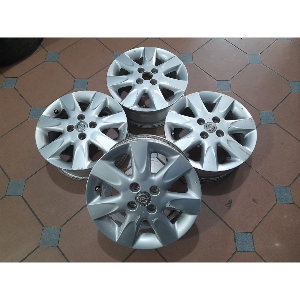 Jual Pelek Velg Bekas Standar Nissan March Ring Pcd X Bisa Untuk