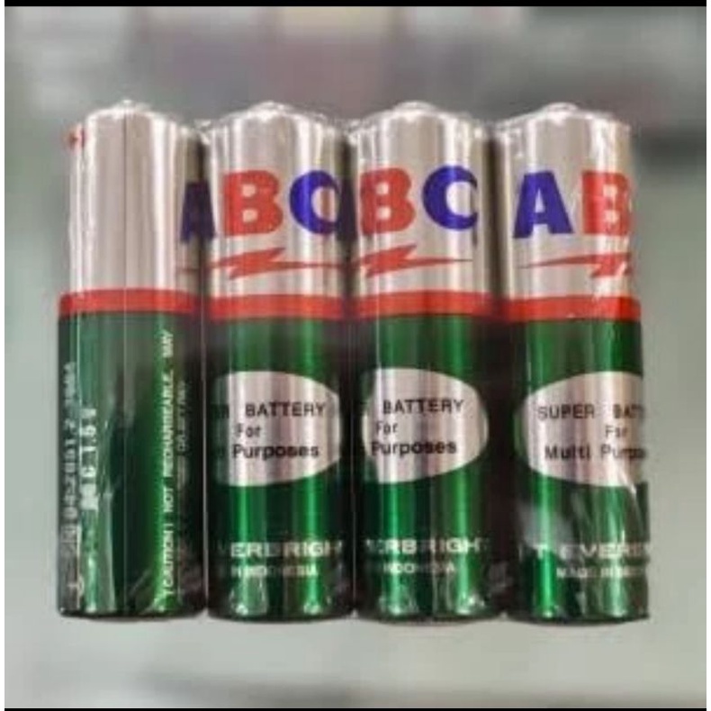 Jual Baterai ABC AA R6 C1,5 volt | Shopee Indonesia