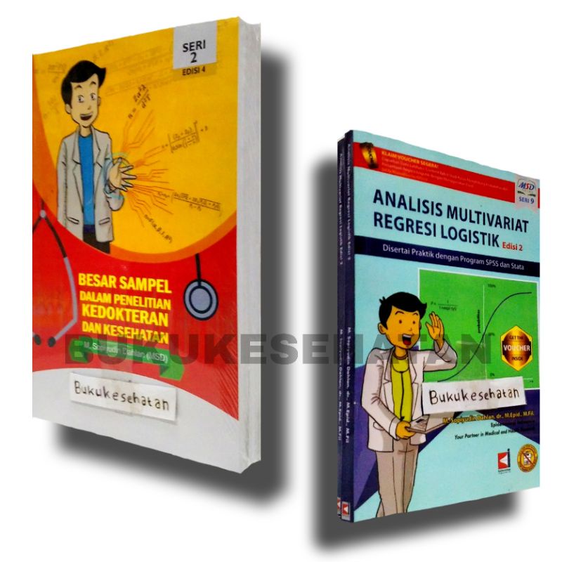 Jual Paket Buku Besar Sampel Dalam Penelitian Dan Analisis Multivariat Regresi Logistik