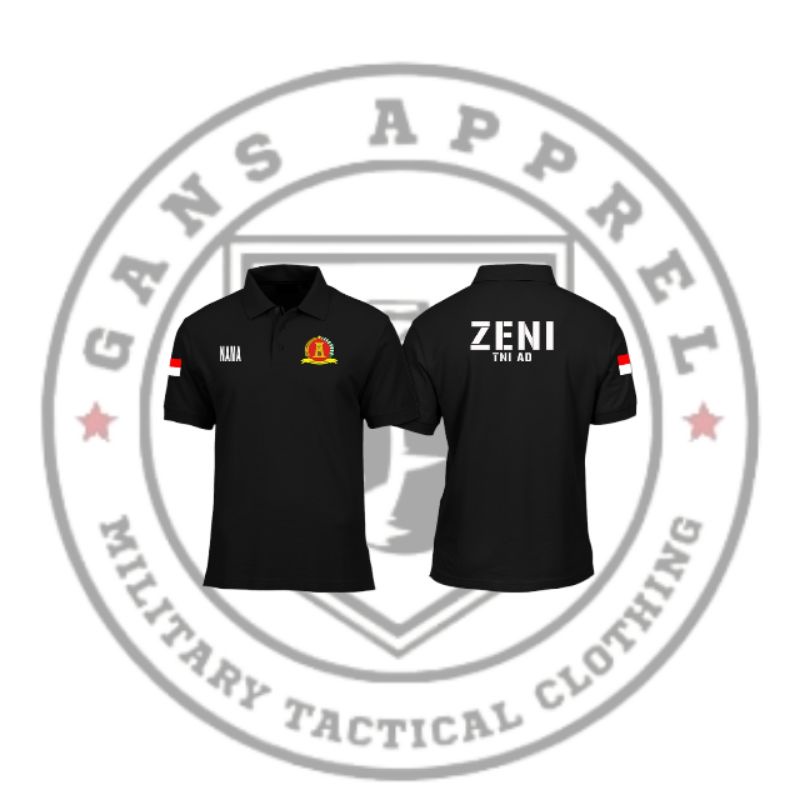 Jual Kaos Polo Zeni Tni Ad Wangki T Shirt Polo Shirt Free