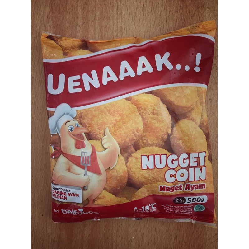 Jual Belfoods Uenaaak Small Nugget 500gr Shopee Indonesia