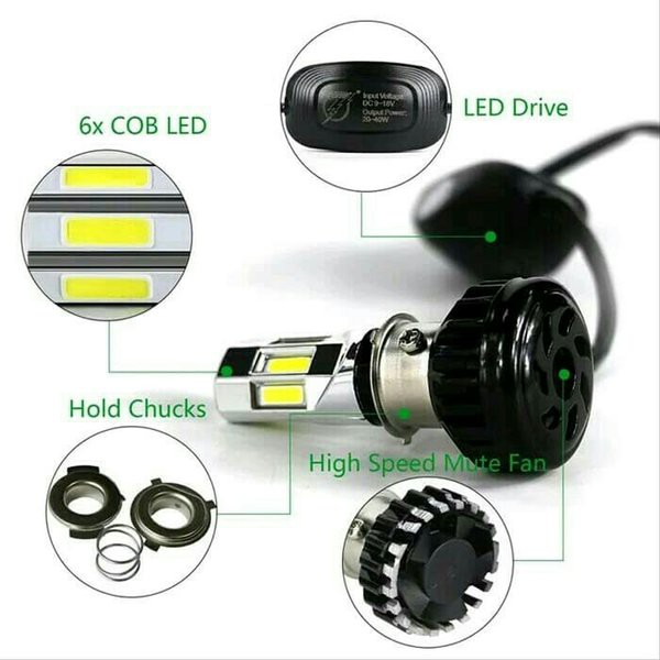 Jual Lampu Led Headlamp Motor Led Rtd Sisi M E Lampu Utama Super Teran Shopee Indonesia