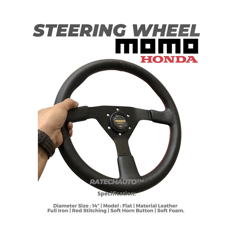 Jual MOMO HONDA STEERING WHEEL-STIR RACING MOMO HONDA-SETIR RACING MOMO ...