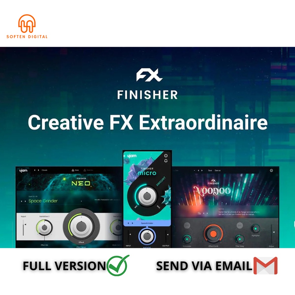 Jual UJAM Finisher Bundle VST Plugins power of an entire effect rack