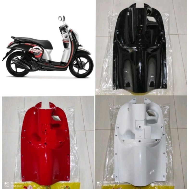 Jual Cover Inner Lower Legsield Dek Kontak Scoopy Fi Esp K Non Ori Shopee Indonesia