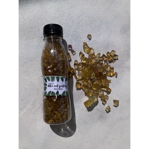 Jual Uka Art Gallery Serpihan Kaca Craft Art For Resin Tidak Tajam Kaca Chips 500 Gram Mirror