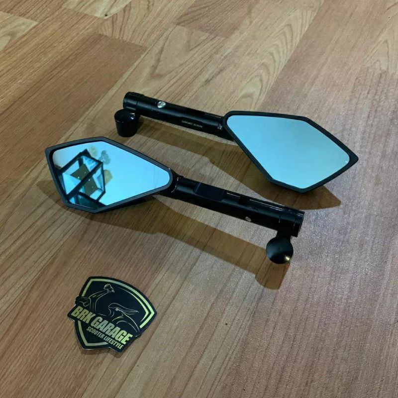 Jual SPION TOMOK RIZOMA BLACK FOR ALL MODERN VESPA | Shopee Indonesia