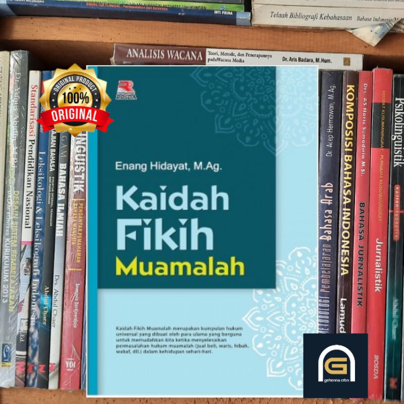 Jual Buku Kaidah Fikih Muamalah Enang Hidayat Mag Rosda Shopee