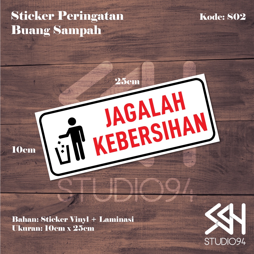 Jual Stiker Peringatan Sticker Penunjuk Dilarang Buang Sampah Jaga Kebersihan Kloset