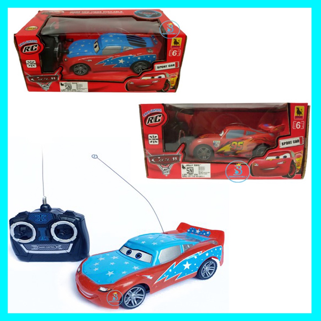 Jual BRON - Mainan Anak Remote Control Mobil Racing McQueen Cars - RC ...