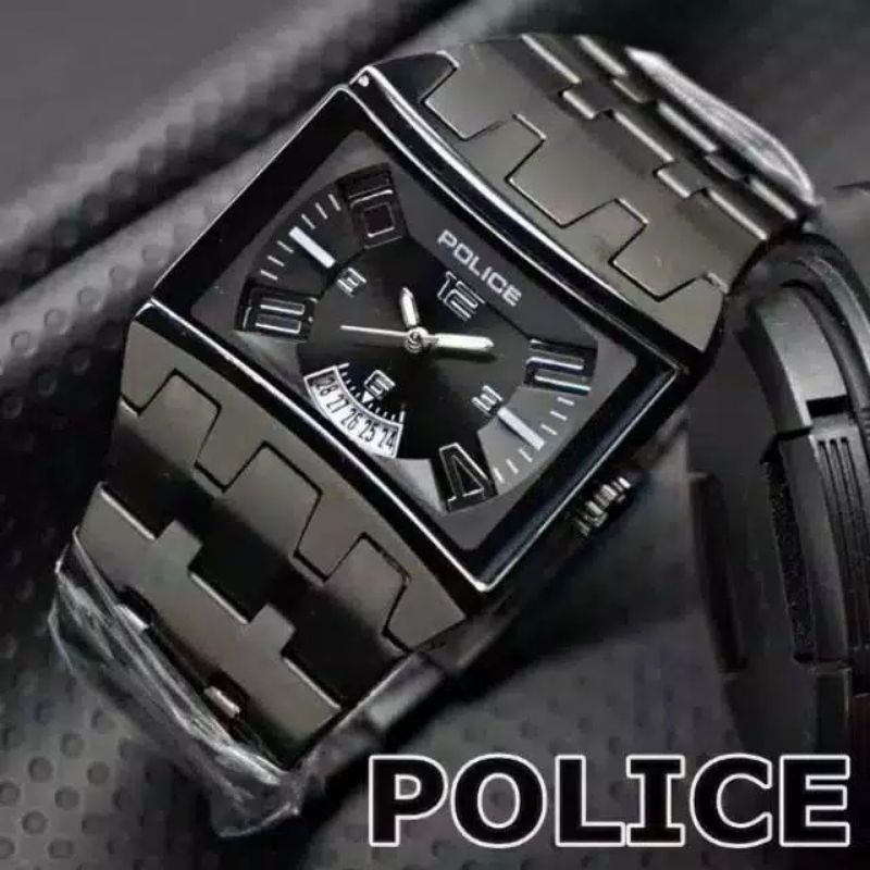 Jual Bess Seller - Garansi Terbaik - Jam Tangan Pria Police Segi Rantai ...