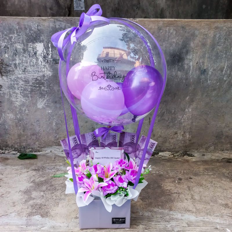Jual Hot Air Ballon Pvc Buket Balon Pvc Buket Bunga Shopee Indonesia