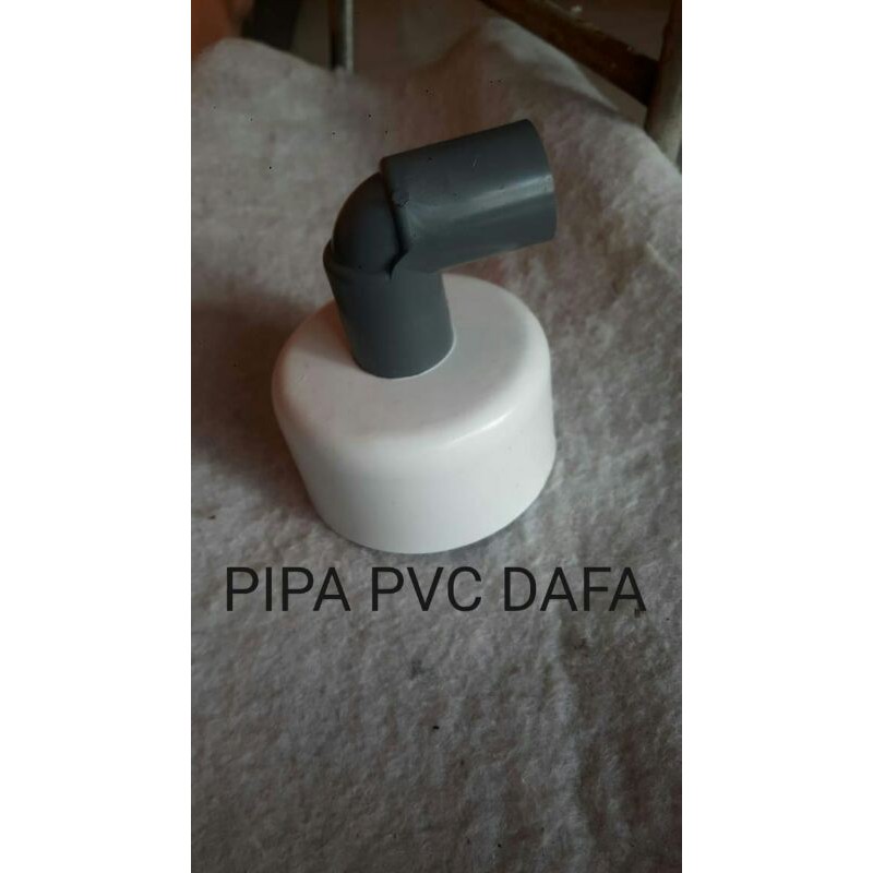 Tutup pipa hidroponik 2.5" dop hidroponik 2.5 inchi dan knee 0,5 inchi tutup output hidroponik murah