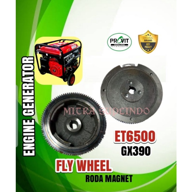 Jual ET6500-GX390 Fly wheel/Roda magnet mesin genset 5000Watt | Shopee ...