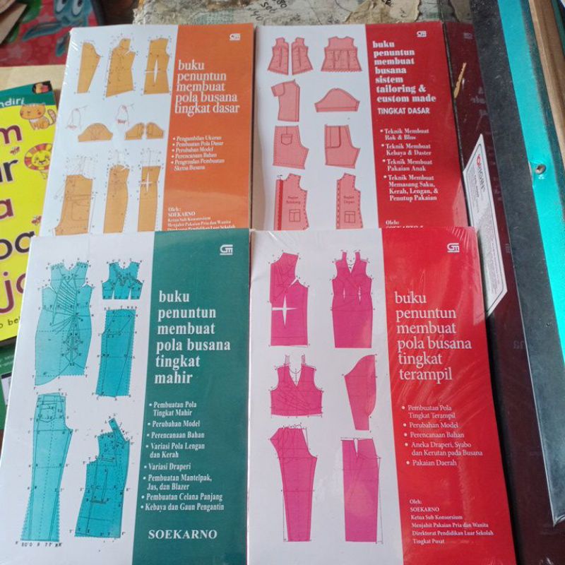 Jual PROMO BUKU BELAJAR MENJAHIT POLA BUSANA TINGKAT DASAR -TERAMPIL