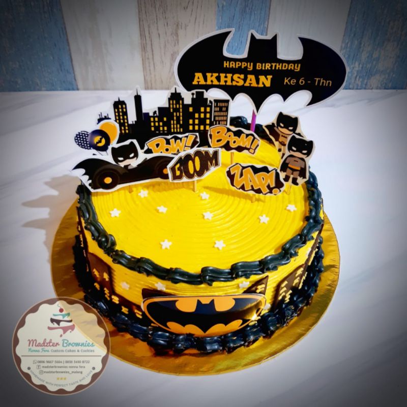 Jual kue ulang tahun batman / kue karakter /kue ulang tahun malang