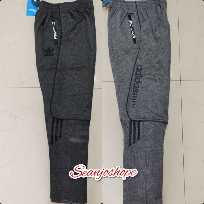 CELANA PANJANG OLAHRAGA TRAINING ADIDAS IMPORT PREMIUM Abu abu L