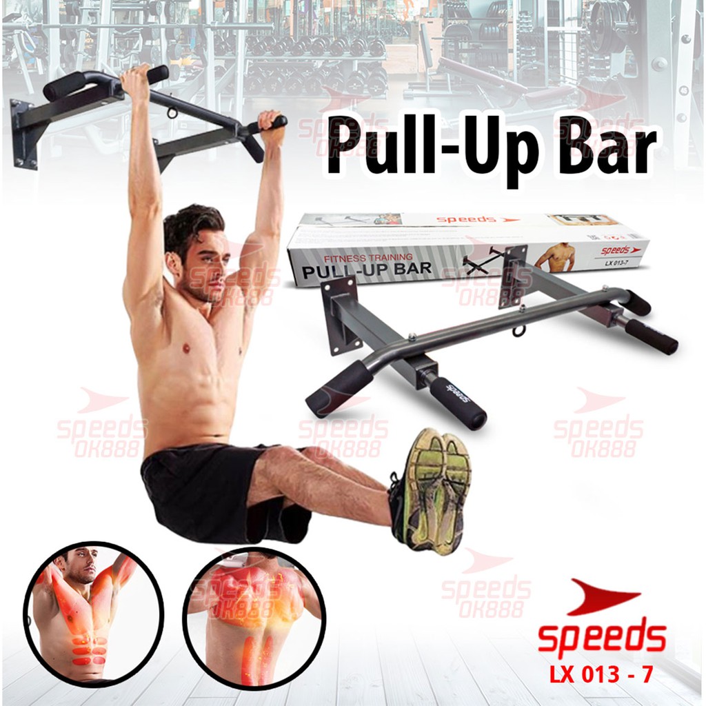 Jual SPEEDS Pull Up Bar Iron GYM /Chin Up Pull Up Alat Fitness 0137