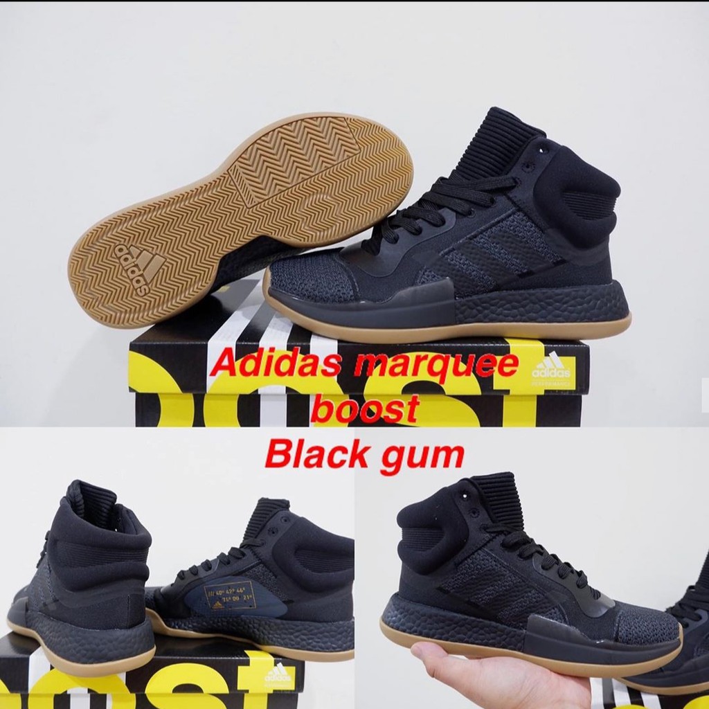 Jual ADIDAS MARQUEE BOOST BLACK GUM Shopee Indonesia
