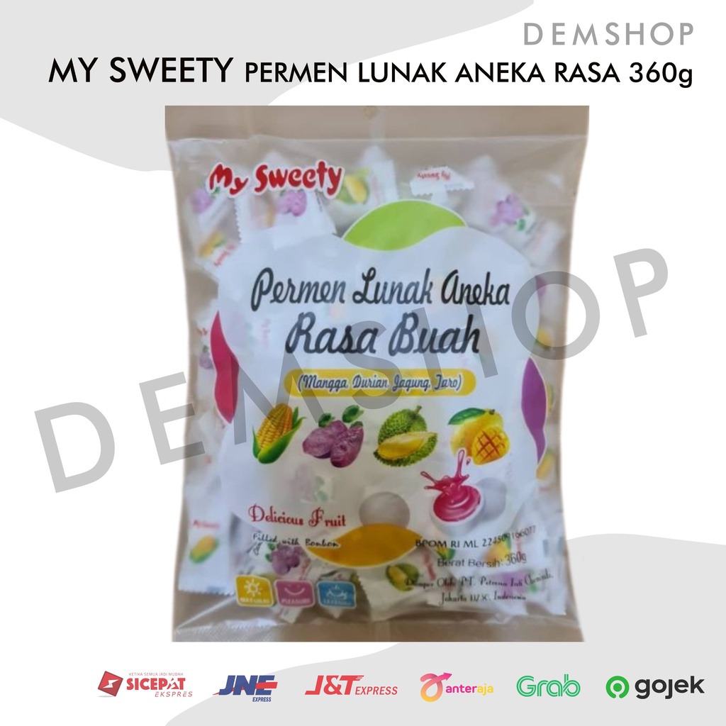 Jual My Sweety Permen Lunak Permen Rasa Buah Permen Aneka Rasa 360g Shopee Indonesia