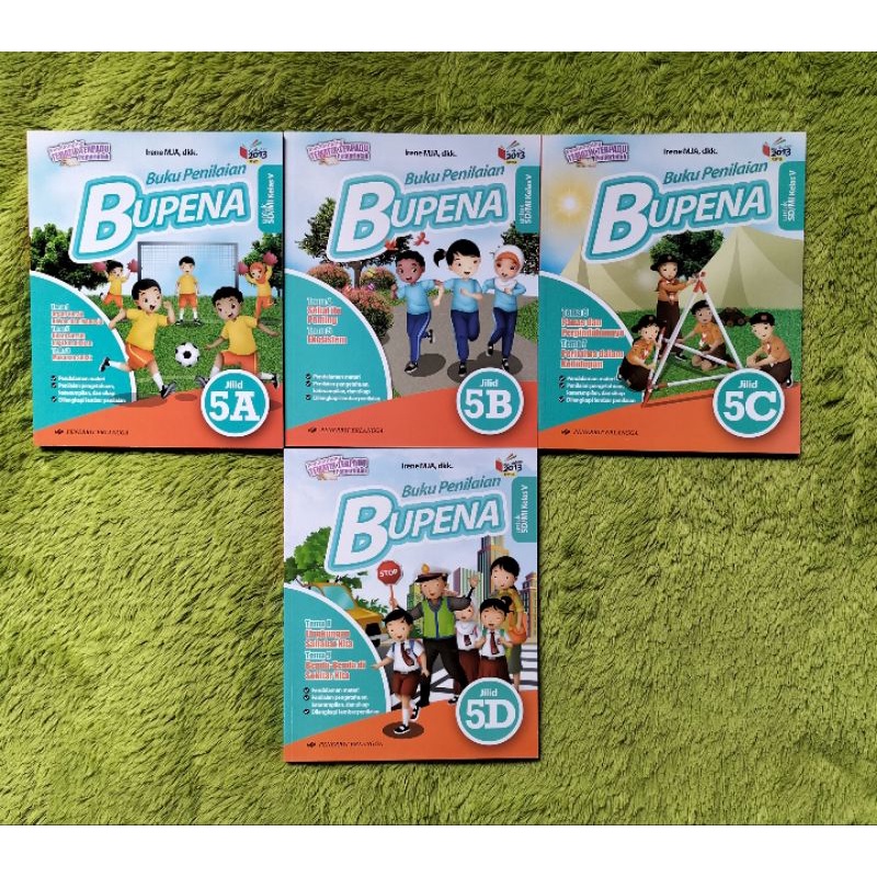 Jual ORIGINAL BUKU PENILAIAN BUPENA TEMATIK TERPADU KELAS 5A 5B 5C 5D ...