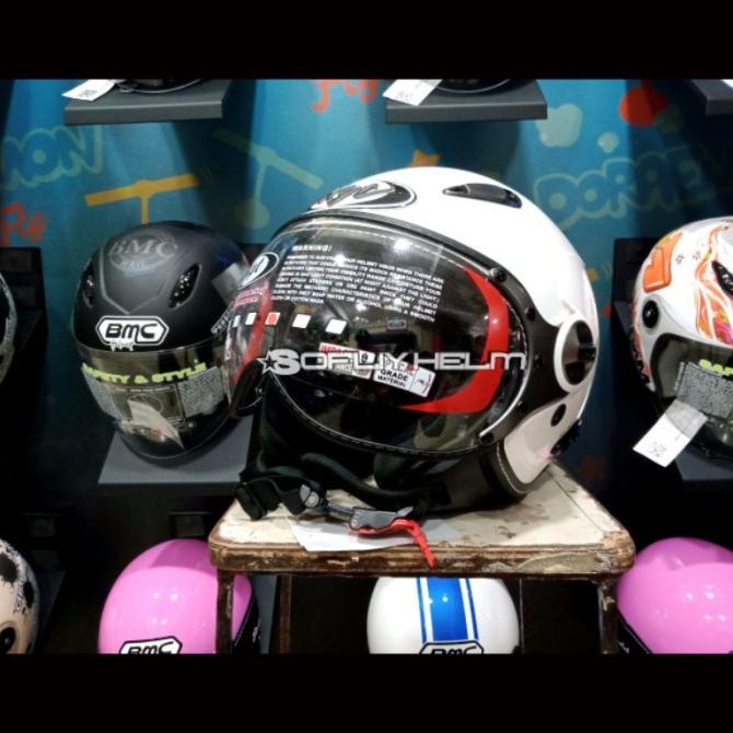 Jual Helm Kyt Elsico Solid White Kyt Helm Elsico Polos Putih Half Face