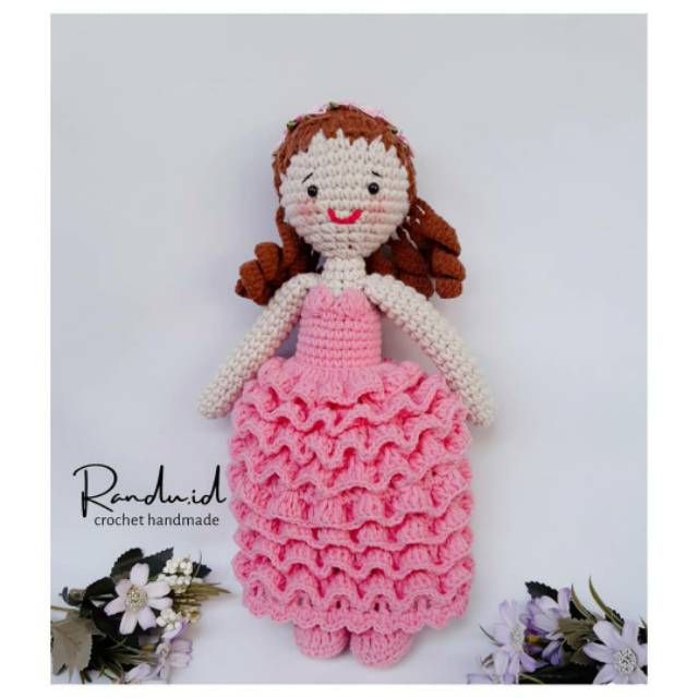 Jual Boneka Princess Rajut (warna custom) | Shopee Indonesia