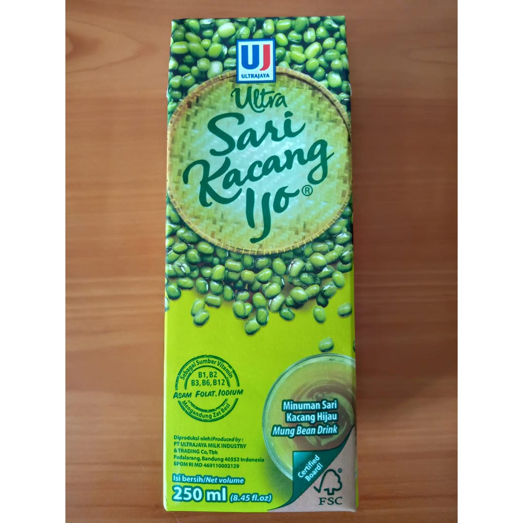 Jual Sari Kacang Hijau 250 Ml Ecer Shopee Indonesia