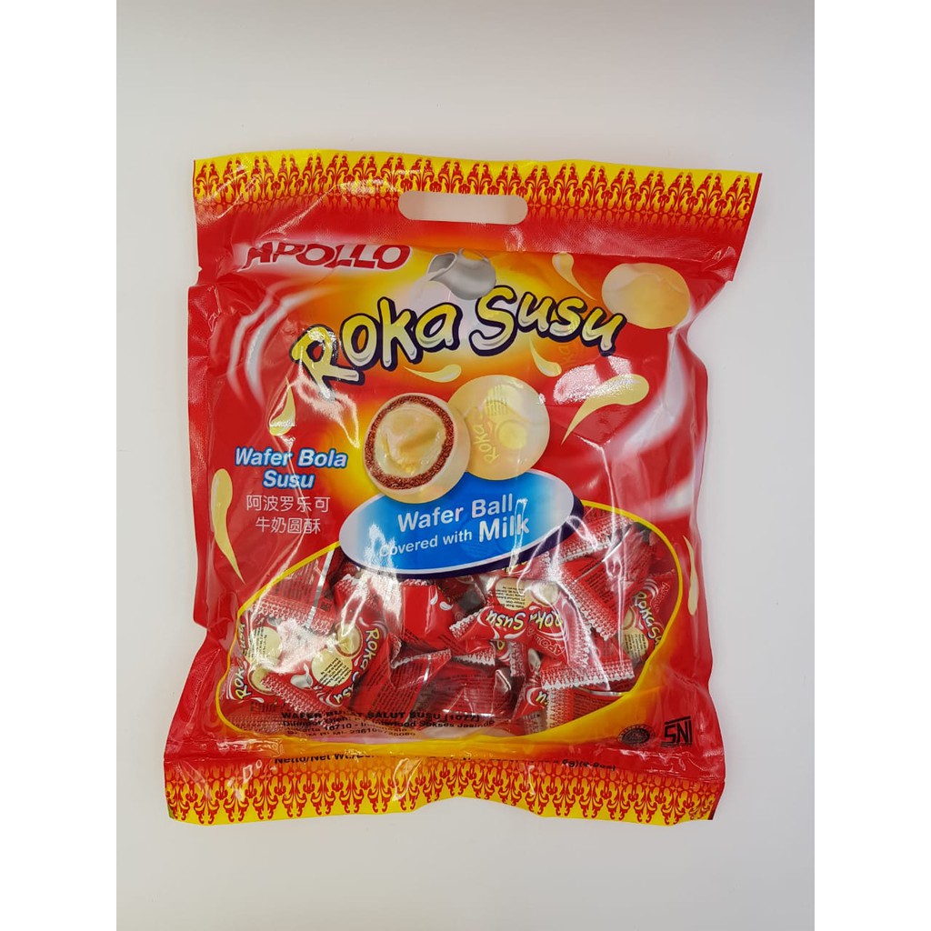 Jual Apollo Roka Wafer Ball isi 50 pcs | Shopee Indonesia