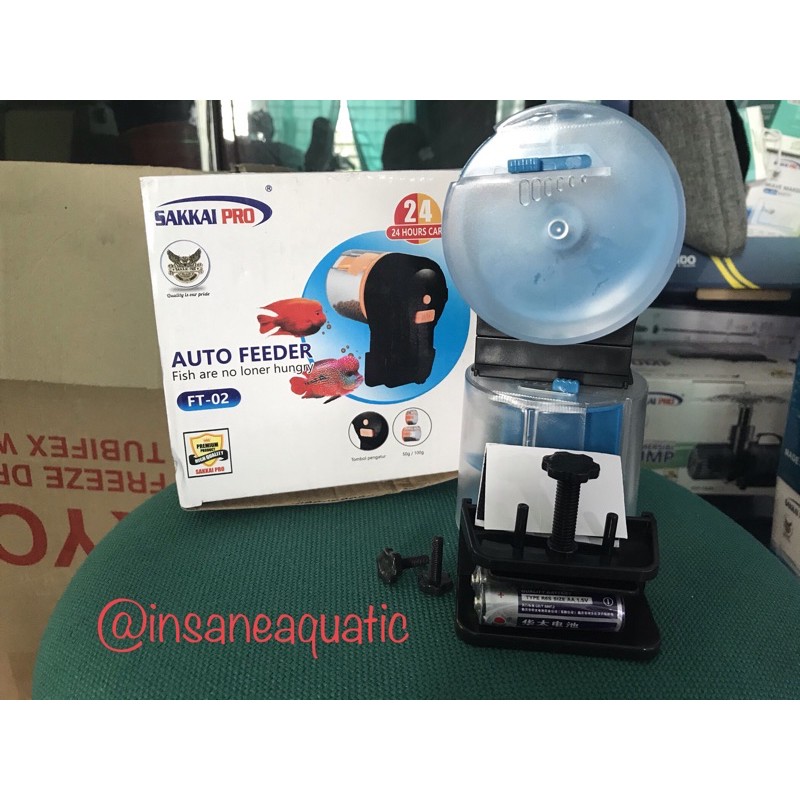 Jual food timer alat pemberi pelet ikan otomatis auto feeder sakkai pro ...