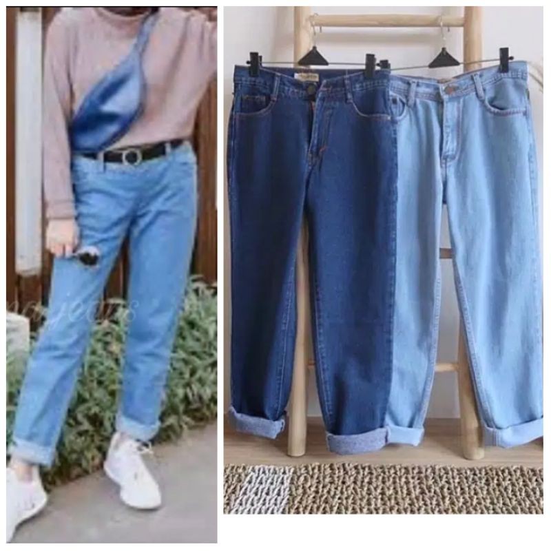 Boyfriend store jeans shopee