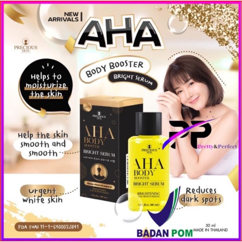 Lotion AHA Booster Hyper Blanchissant - 500ml - FPS4 - Pour Le Corps - Fabriqué En Thaïlande