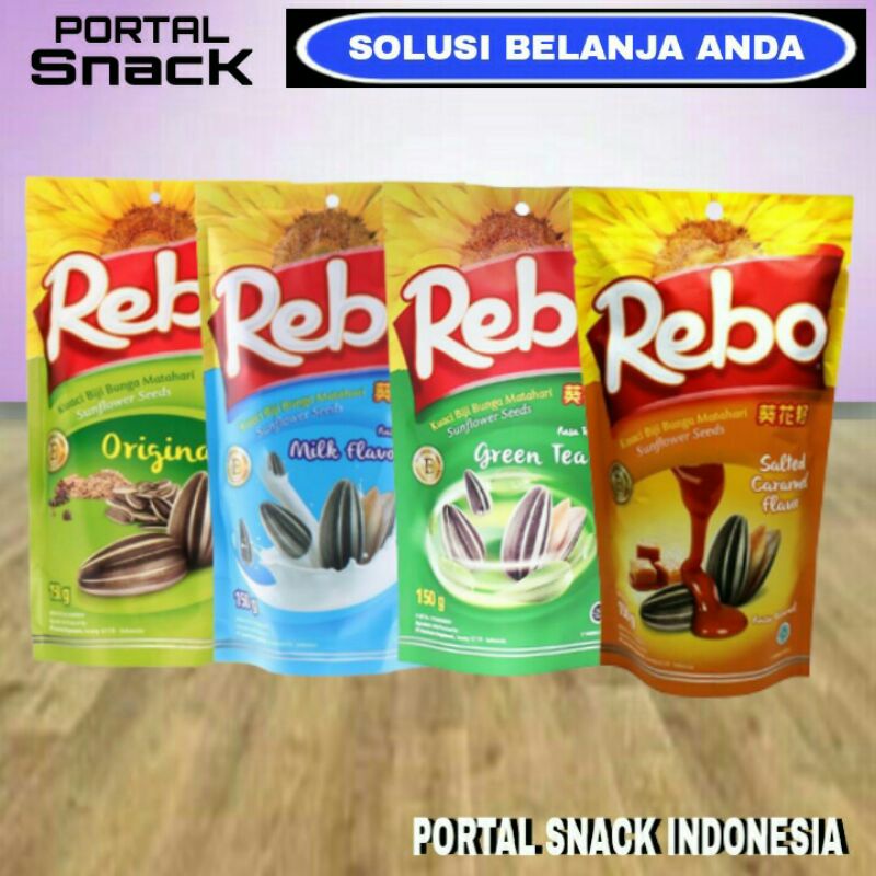 Jual Rebo Kuaci Bunga Matahari All Varian 150gr Shopee Indonesia