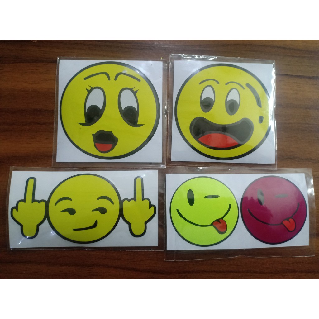 Jual Sticker cutting smile emoticon berkualitas Shopee Indonesia