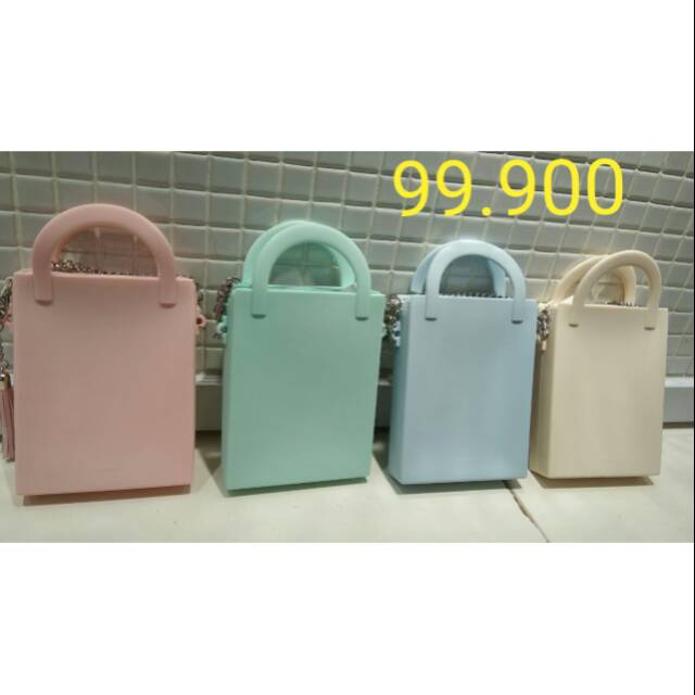 Sling bag jelly miniso clearance