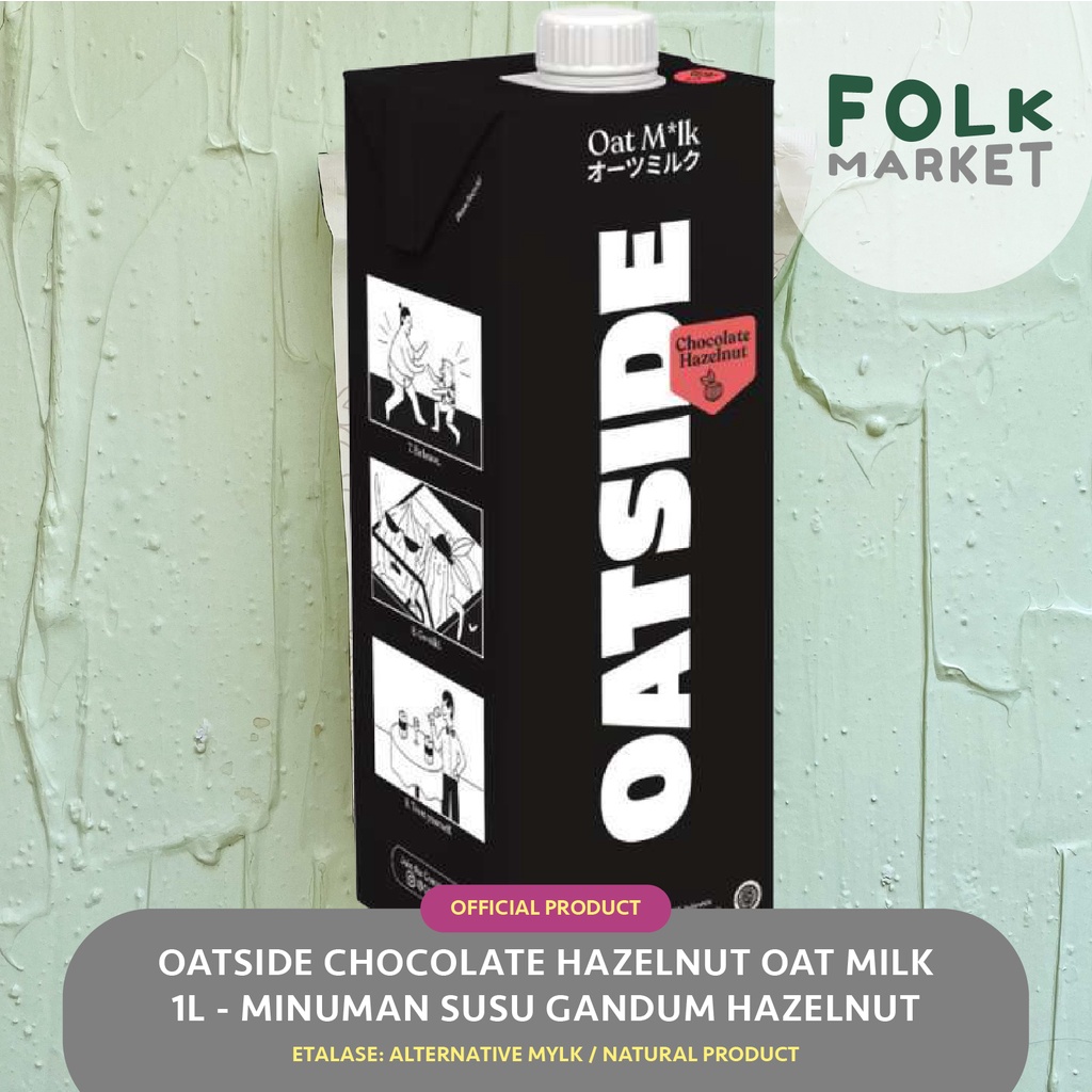 Jual Oatside Oat Milk 1l Barista Blend Edition Chocolate Hazelnut