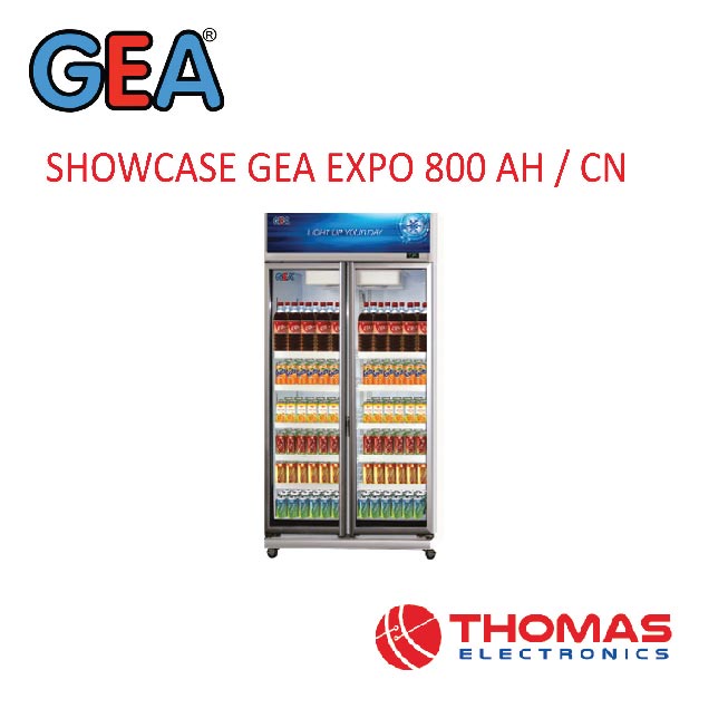 Jual Gea Showcase Pintu Expo Ah Cn Showcase Gea Display Cooler Garansi Resmi Shopee