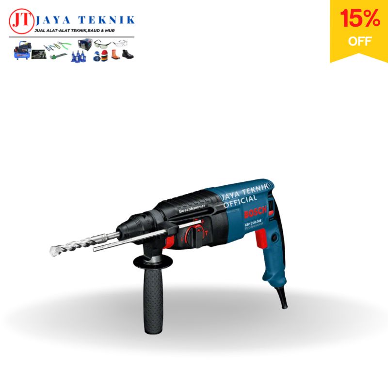 Jual Mesin Rottary Hammer Bosch GBH 2-26 DRE /Demolition Rotary Hammer ...