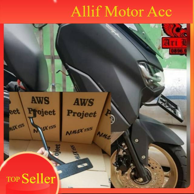 Jual Breket dudukan plat nomor all new nmax 2020 | Shopee Indonesia